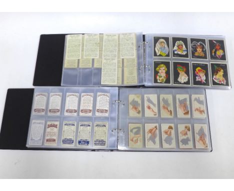 Two albums containing trade cards, including F&J Smith, Oxo, Chocolate - Tobler etc (2) Album 1, mostly incompleteF&J Smith:F