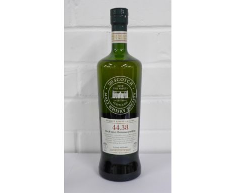 The Scotch, Malt Whisky Society, Leith, Scotland, Hot and spicy Christmas pudding bottle of single malt Scotch whiskey. Cask 