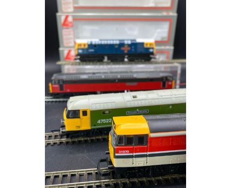 Four Lima Boxed Diesel/Electric Locomotives Tested Runners(2000g)Lima L205229 Class 31 BR Research Red & Grey Livery - Railwa
