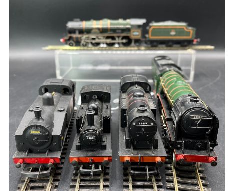 Five OO gauge Tested Runners Un-boxed Steam Locomotives(1200g)Airfix GMR 54121-3 Class 7P 4-6-0 46100 'Royal Scot' in BR Gree