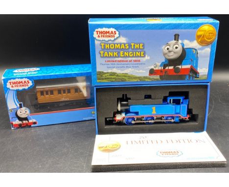 Hornby Limited Edition R9303-47-078 Thomas the Tank Engine and R9293 Annie and Clarabel, Not Tested as appears undisturbed fr