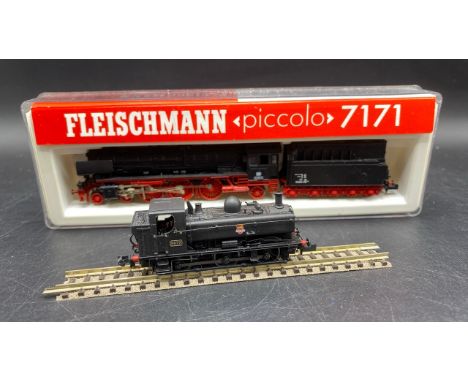 Two N Gauge DCC Steam Locomotives, one Tested Runner (300g)Fleischmann Piccolo 7171 Class BR 012 081-6 4-6-2 of the DB (Under