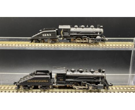 Two N gauge Steam Locomotives, one Tested Runner(200g)Bachmann 0-6-0 Switcher & Tender #524 'Pennsylvania' - Tested RunnerBac