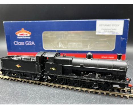 A 'OO' gauge Bachmann Steam Locomotive, Tested Runner(600g)Bachmann 31-477 Class G2A Super D 0-8-0 49361 in BR black with lat