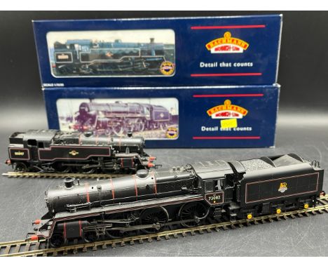 Two OO gauge Boxed Bachmann Steam Locomotives, Tested Runners (1200g) Bachmann 32-502 Standard Class 5MT 4-6-0 #73082 'Camelo