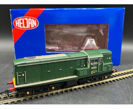 Boxed Heljan 1510 Class 15 D8208 in green with small yellow panels &amp; additional yellow panel on 'B' end, Tested Runner (6