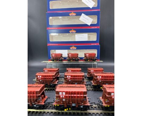 OO gauge Bachmann Rake of 12 Presflo 22T Cement Wagons Tunnel Cement(600g)4 sets of Bachmann Branchline 38-285 Pack of 3 22 t