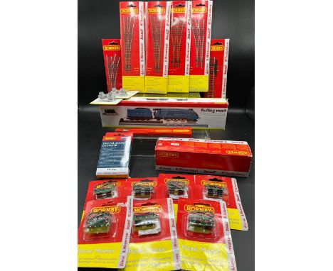 Hornby OO gauge new track items and Digital Sound Decoder 'TTS Sound'(2100g)Hornby R8211 Rolling Road in box with two additio
