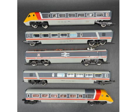 Hornby 'OO' gauge Five car set 'INTERCITY APT' incl pantographs, Tested runner(1100g)'City of Derby'All five cars tested as R