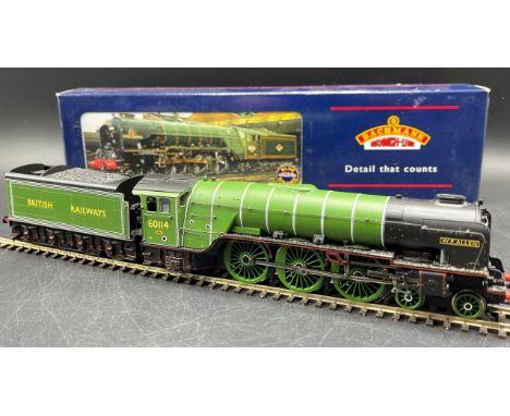 A OO gauge Boxed Bachmann Steam Locomotives, Tested Runner (700g) Bachmann 32-554 Class A1 4-6-2 60114 'W.P. Allen' &amp; ten
