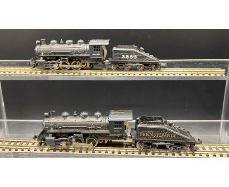 Two N gauge Steam Locomotives, both Tested Runners(200g)Bachmann 0-6-0 Switcher & Tender #524 'Pennsylvania' - Tested RunnerB