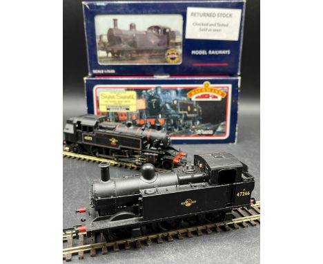 Two OO gauge Boxed Bachmann Steam Locomotives, Tested Runners (1000g) Bachmann 32-228 Class 3F Fowler Jinty 0-6-0 tank #47266