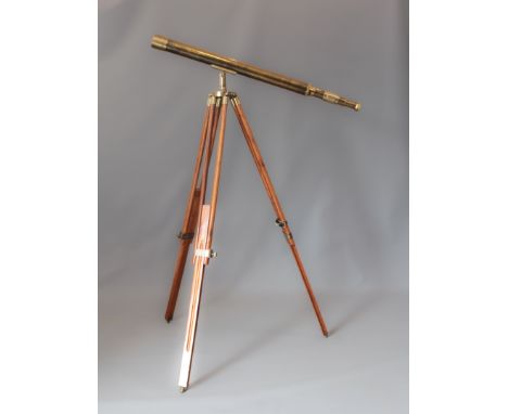 A modern brass telescope in the 19th century style, by&nbsp;Nauticalia - the 2 in. telescope stamped 'Nauticalia 04090' to th