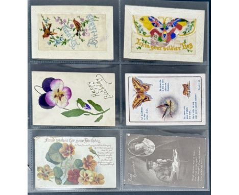 A collection of WW1 period military interest postcards, including a few RP - together with a small quantity of other early 20
