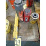 LOT OF CYLINDER JACKS (4), assorted