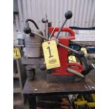 MAGNETIC BASE DRILL, MILWAUKEE, 1/2" cap.