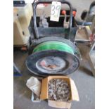 BANDING CART, ULINE, w/ clips & tools