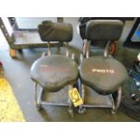LOT OF SHOP STOOLS (2), PROTO LOW PROFILE