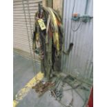 LOT OF SLINGS & CHAINS, assorted