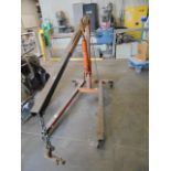 HYDRAULIC SHOP CRANE, MDL. JHC 200C, 2 T. cap., S/N N.A.