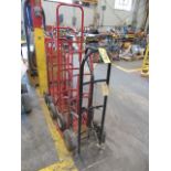 LOT OF HAND CARTS (5), 2-wheel, assorted