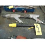 LOT OF PNEUMATIC SCALERS (3), assorted