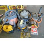 LOT OF SHOP VACS, assorted