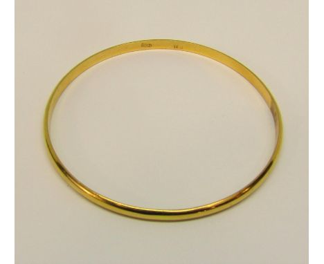 18ct bangle, 15.8g