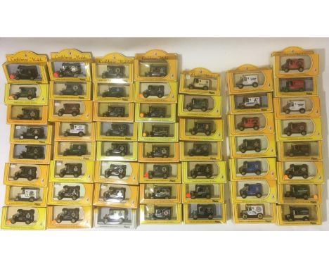 54 boxed 'CastleHouse' Limited Edition model T Ford vehicles by Lledo, of which 39 are commemorating regional  British Police