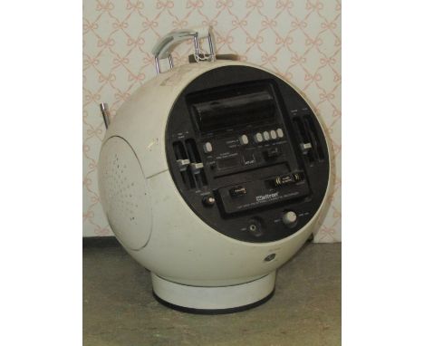 A Welltron globular stereo cassette recorder model number 2004 