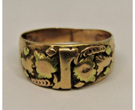 Eastern 14k ring, size Q/R, 4.7g