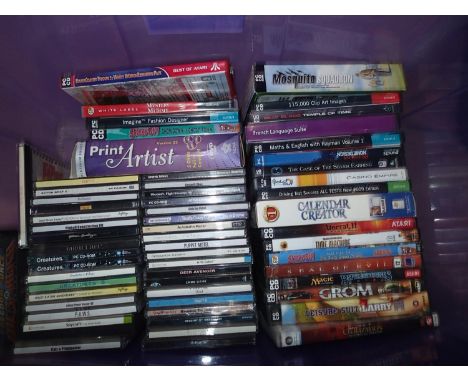 60 mixed, boxed PC games appearing in excellent condition. UK P&amp;P Group 3 (£30+VAT for the first lot and £8+VAT for subse