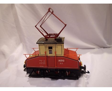 G scale L.G.B 21770 centre cab, electric locomotive red/cream, excellent condition, box is fair. UK P&amp;P Group 3 (£30+VAT 