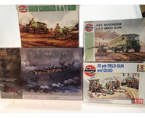 Four military related kits, as new, storage wear to boxes. UK P&amp;P Group 1 (£16+VAT for the first lot and £2+VAT for subse