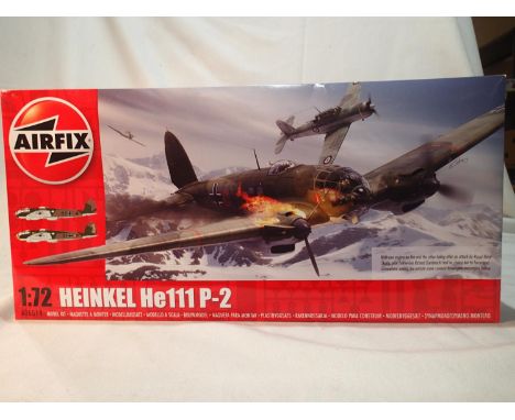 Airfix 1/72 scale kit of Heinkel HE III P-2, sealed, new. UK P&amp;P Group 1 (£16+VAT for the first lot and £2+VAT for subseq