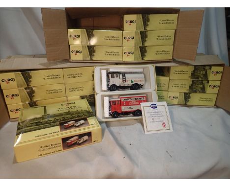 17 Corgi Dairies, limited edition diecast models in excellent condition. UK P&amp;P Group 2 (£20+VAT for the first lot and £4