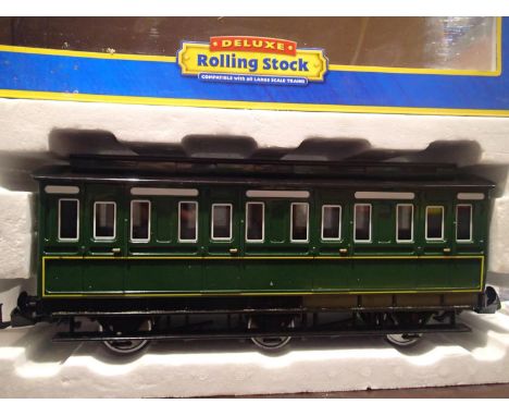 G scale Bachmann 97003, Emily's coach, very good to excellent condition, slight rubs on roof, box with wear. UK P&amp;P Group