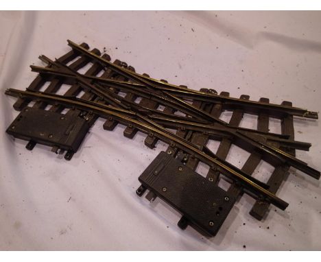G scale L.G.B 12260 double slip point, good condition, requires cleaning, unboxed. UK P&amp;P Group 1 (£16+VAT for the first 