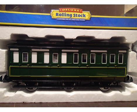 G scale Bachmann 97004, Emily's brake coach, very good to excellent condition, slight marks on roof, box with wear. UK P&amp;