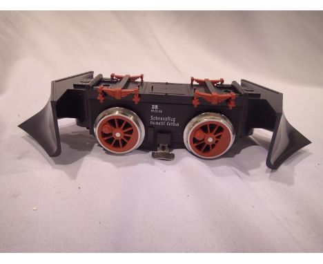 G scale L.G.B 20040 snow plough, motorised double ended, black, excellent condition. UK P&amp;P Group 2 (£20+VAT for the firs