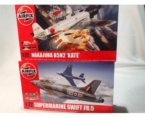 Two Airfix 1/72 scale aircraft kits, sealed as new. UK P&amp;P Group 1 (£16+VAT for the first lot and £2+VAT for subsequent l
