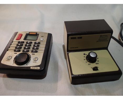 Gaugemaster model 100m controller, and Hornby digital controller. UK P&amp;P Group 1 (£16+VAT for the first lot and £2+VAT fo