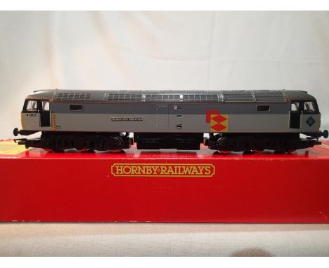 Hornby OO, R245, class 47 diesel, 47207, Bulmers of Hereford, Trans Rail livery, very good condition, box with wear. UK P&amp