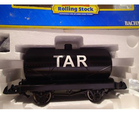 G scale Bachmann Thomas &amp; Friends, 98009, tar tank, excellent condition, box with wear. UK P&amp;P Group 2 (£20+VAT for t