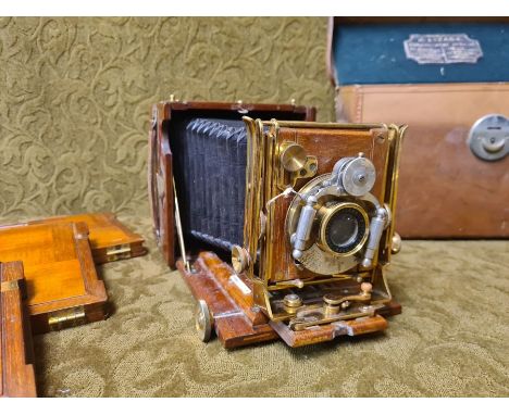 J. Lizars Challenge folding camera complete with original case.