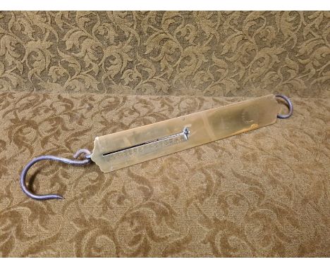 Vintage Salter 60lb spring balance scales.