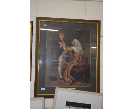 After George Joy - Coloured print Nelson's First Farewell