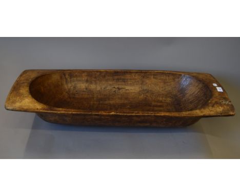 A vintage trug. 87 cm long.