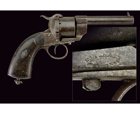 A 1861 model "Carabinieri Reali" revolver dating: third quarter of the 19th Centuryprovenance: FranceRifled, round, 11 mm cal