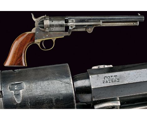 A Colt type revolver converted to rim-fire system dating: third quarter of the 19th Centuryprovenance: EuropeOctagonal, rifle